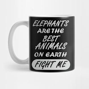 elephant trunk Africa safari animal saying Mug